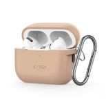 Tech-Protect Silikon-Hakenhülle für Apple AirPods Pro 1 / 2 – Beige