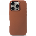 Decoded Leather Backcover case with MagSafe for iPhone 16 Pro - brown