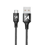 Wozinsky USB Kabel - USB Typ C 2.4A 2m schwarz (WUC-C2B)