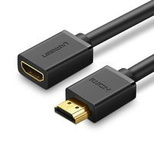 Kabel Ugreen HD107 10140 HDMI (męski) - HDMI (żeński) 4K 0.5 m - czarny