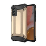 Hybrid Armor robuste TPU/PC Panzer Handyhülle Hard Case für Samsung Galaxy A72 4G golden