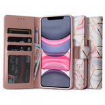 Tech-Protect Wallet Case for iPhone 11 - Pink and White