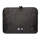 BMW Carbon&amp;Perforated sleeve for a 16&quot; laptop - black