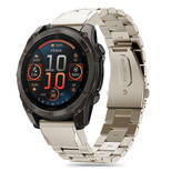 Tech-Protect Edelstahlarmband für Garmin Fenix ​​​​5/6/6 PRO/7/8 (47MM)/E – Titan