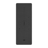 Mata do ćwiczeń Wozinsky WNSP-NKB 183 x 61 x 0,5 cm gimnastyczna do jogi z naturalnego kauczuku - czarna