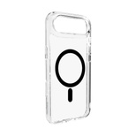 Puro Lite Mag TPU+PC Case Compatible with MagSafe for iPhone 17 Air - Transparent with Black Ring