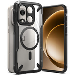 Ringke Fusion X Magnetische MagSafe-Hülle für OnePlus 15 – Transparent Schwarz