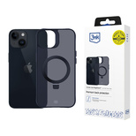 3mk Smoke Case Mag&amp;Stand for Apple iPhone 13/14 - black