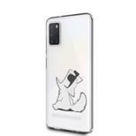 Etui Karl Lagerfeld Choupette Fun na Samsung Galaxy M21 - przezroczyste