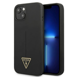 Guess GUHCP13SSLTGK iPhone 13 mini 5.4&quot; black/black hardcase Silicone Triangle