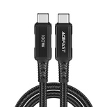 Acefast C4-03 Black USB-C - USB-C PD QC cable 100W 5A 480Mb/s 2m - black