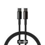 Baseus CATWJ-01 USB-C – USB-C PD QC-Kabel 100 W 5 A 1 m – schwarz