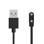 HUL-01 Magnetisches Ladegerät 2-polig 2,8 mm für 60 cm Smartwatches – Schwarz