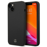 Mercedes Silicone Line Hülle für iPhone 14 Plus – Schwarz