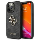 Guess GUHCP13X4GMGGR iPhone 13 Pro Max 6.7&quot; grey/grey hardcase 4G Big Metal Logo