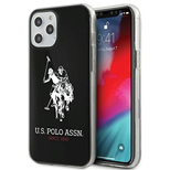 US Polo Shiny Big Logo Case for iPhone 12 / 12 Pro 6.1&quot; - Black