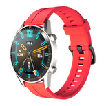 Silikonarmband für Huawei Watch GT / GT2 / GT2 Pro Smartwatch rot