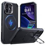 ESR Cyber ​​Kickstand MagSafe Case für iPhone 17 - Schwarz