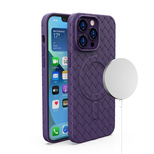 MagSafe Woven Case für iPhone 15 Pro – Lila