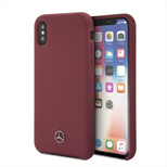 Mercedes Silicone Line iPhone X/XS Hülle - Rot