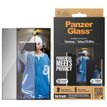 PanzerGlass Ultra-Wide Fit Privacy gehärtetes Glas mit Positionierer für Samsung Galaxy S24 Ultra