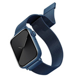 Uniq Dante Stainless Steel Strap for Apple Watch 1/2/3/4/5/6/7/8/SE/SE2 42/44/45mm - Blue