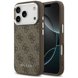 Guess 4G Classic Logo MagSafe Case for iPhone 17 Pro Max - Brown