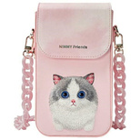 Nimmy Big Eyed Pet 2.0 Katzen-Telefontasche - Rosa