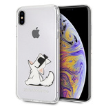 Karl Lagerfeld Choupette Fun iPhone Xs Max Case - Transparent