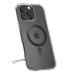 Spigen Ultra Hybrid Mag Carbon Fiber Hülle mit MagSafe für iPhone 16 Pro – Dunkelgrau