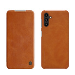 Nillkin Qin leather holster case for Samsung Galaxy A13 5G brown