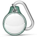 Rinkge Airtag Slim Case Pouch Schlüsselanhänger AirTag Charm mit Karabiner Dunkelgrün