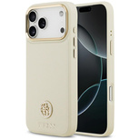 Guess Grained Strass Logo MagSafe case for iPhone 17 Pro Max - beige
