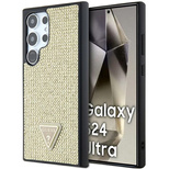 Etui Guess Rhinestone Triangle na Samsung Galaxy S24 Ultra - złote