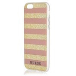 Guess GUHCP6STGPI iPhone 6/6S pink hardcase Ethnic Chic Stripes 3D