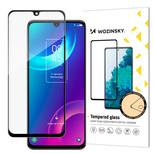 Wozinsky Super Durable Full Glue Tempered Glass Full Screen With Frame Case Friendly TCL 30 5G Schwarz