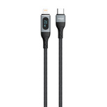 Dudao USB Type C - Lightning Kabel Schnellladung PD 20W 1m Schwarz (L7MaxL)