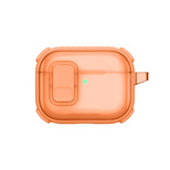 AmazingThing Titan Pro Mag Hülle, transparent, für AirPods Pro 3 – Orange