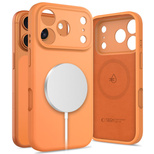 Tech-Protect Silikon-MagSafe-Hülle für iPhone 17 Pro – Orange