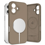 Tech-Protect Liquid Silicone MagSafe iPhone 16 Case - Brown