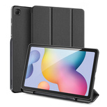 Dux Ducis Domo Hülle für Samsung Galaxy Tab S6 Lite Smart Cover Ständer schwarz