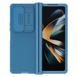 Nillkin CamShield Pro Case (einfach) Hülle für Samsung Galaxy Z Fold 4 Cover mit Kameraabdeckung blau