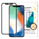 Wozinsky gehärtetes Glas Vollbild mit Rahmen Hülle freundlich Apple iPhone XR / iPhone 11 schwarz