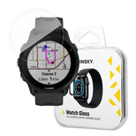 Wozinsky Full Glue Panzerglas für Garmin Forerunner 965 (2 Stk.)