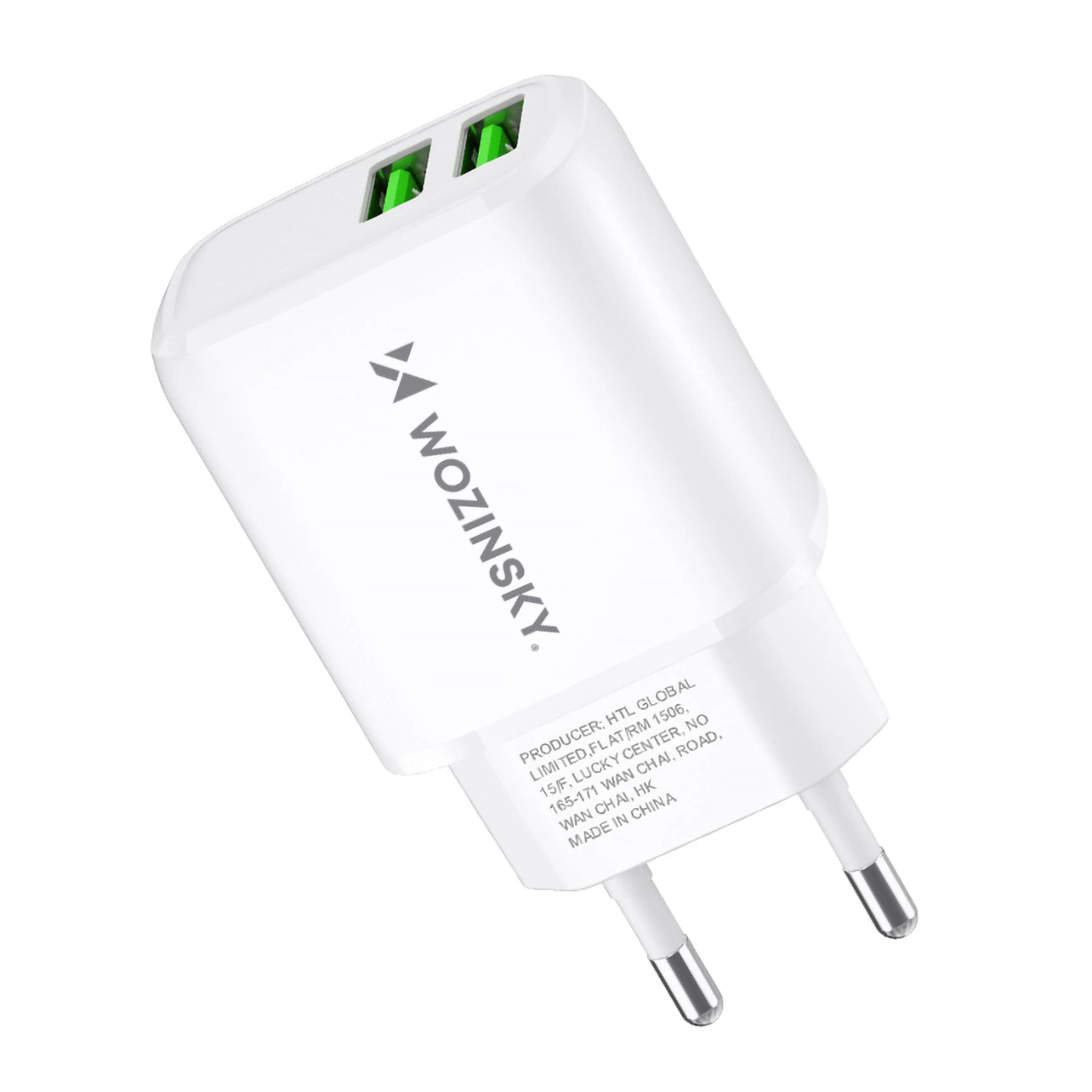 Wozinsky CUWCW 2.4A wall charger on white background
