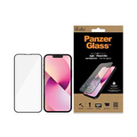 PanzerGlass E2E Microfracture antibakterielles Glas für iPhone 13 mini – mit schwarzem Rahmen