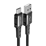 Acefast USB cable - USB Type C 1.2m, 3A black (C1-04 black)