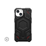 UAG Monarch Pro case with MagSafe for iPhone 15 - black kevlar