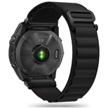 Tech-Protect Nylon Pro Strap für Garmin Fenix ​​​​3 / 5X / 3HR / 5X Plus / 6X / 6X Pro / 7X - Schwarz