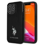 US Polo USHCP13XUMHK iPhone 13 Pro Max 6,7&quot; schwarz/schwarzes Hartschalengehäuse mit Pferdelogo